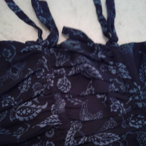 Loft Print Peasant Boho Top - Picture 5 of 8